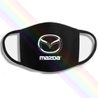 Мазда логотип печать моющиеся дышащие многоразовые хлопковая маска для губ