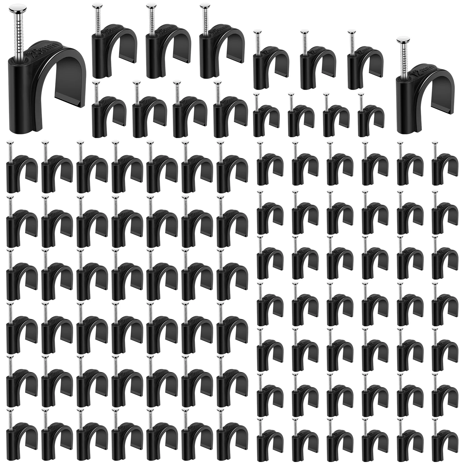 Пластиковый зажим для кабеля провода телефонной линии фиксатор-органайзер