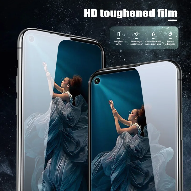 Закаленное стекло 9D с полным покрытием для Huawei Honor 10X 9X 8X 7X Lite Premium X10 5G защитная