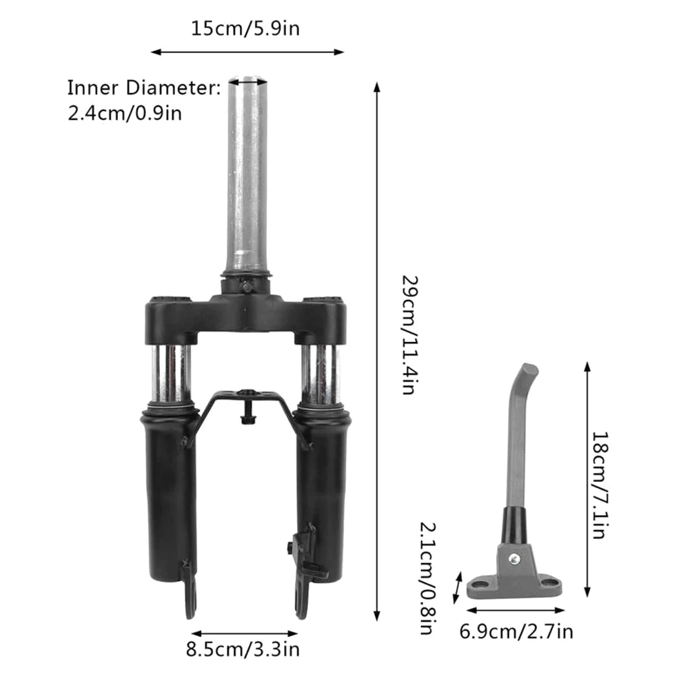 

New Electric Scooter Suspension Front Fork Shock Absorber with Kickstand for Ninebot G30 Max Electric Scooter Accessories