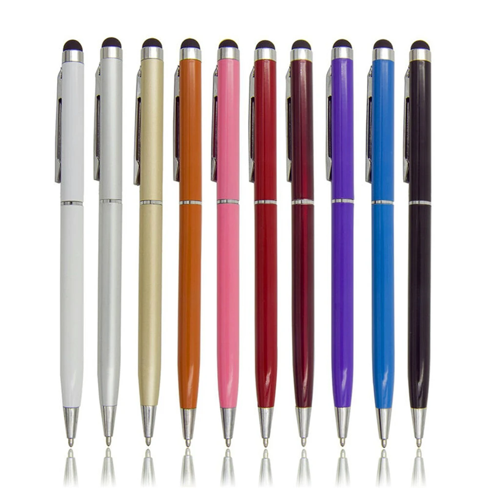 

Lot 10x 2 in1 Screen Stylus Ballpoint Pen for iPad iPhone Samsung Tablet