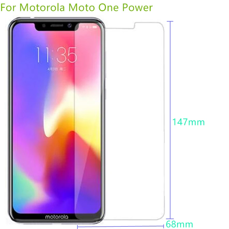 Закаленное стекло для Motorola Moto One 2 шт. Защита экрана Power 9H премиум Power|Защитные