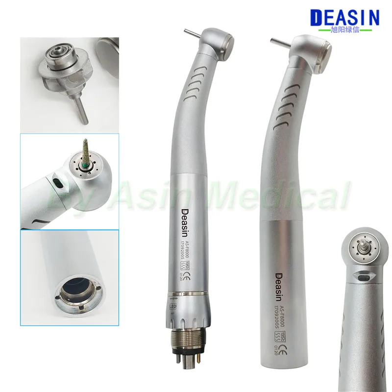 Dental high speed handpiece Fiber Optic LED Turbine Handpiece KAVO 8000 /9000 type dentistry tools