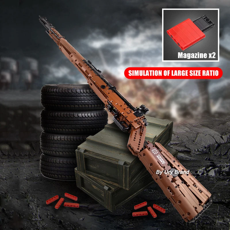 1025 шт. техническая серия снайперская винтовка 98k пистолет Can Fire набор пуль DIY