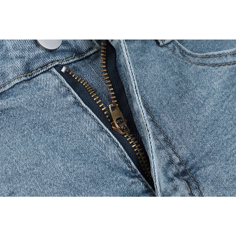 

Four Breasted High Waist Retro Denim Shorts Women's Summer 2021 New Style Loose Straighted Wide Leg Hot Jeans Shorts Fashion