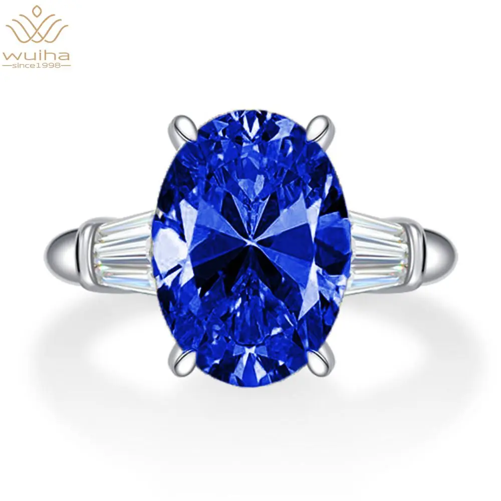 

Wuiha Vantage 100% 925 пробы драгоценный камень, Свадебное обручальное кольцо с бриллиантами, ювелирные изделия оптом