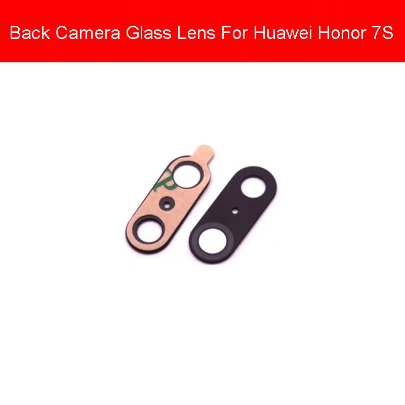 Honor 7S Задняя камера, стеклянный объектив для huawei Honor Play 7 Lite 7S 7A 7C 7X 7A Pro 5,4" 5,7", задняя камера, стеклянный объектив с клеем - Цвет: Honor 7S