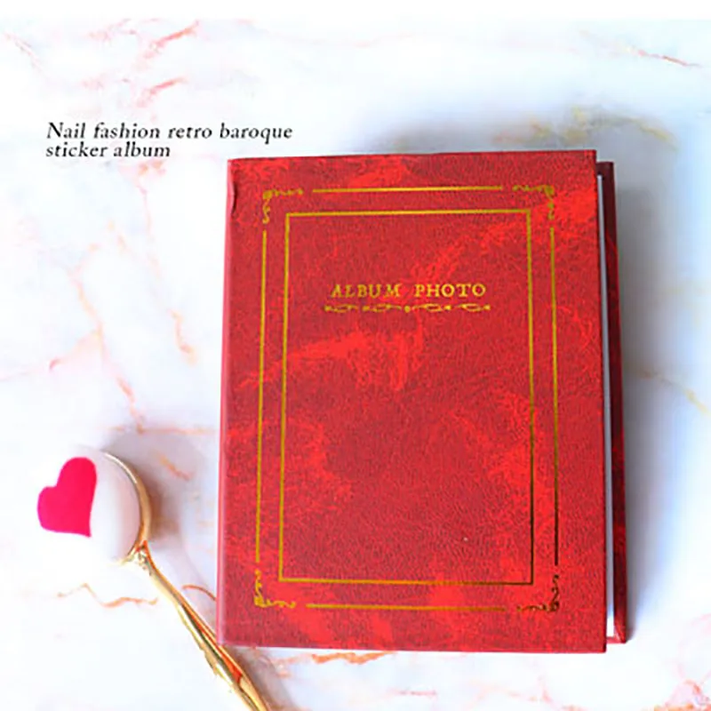 100/200 Слоты наклейка на ногти водная сбора Альбомы для хранения держатель нейл