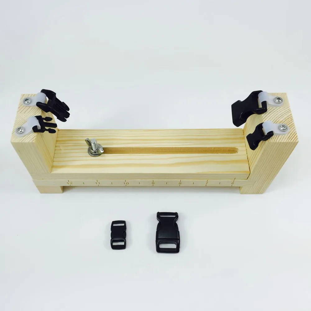 DIY Паракорд джиг браслет производитель твердой древесины вязание инструменты