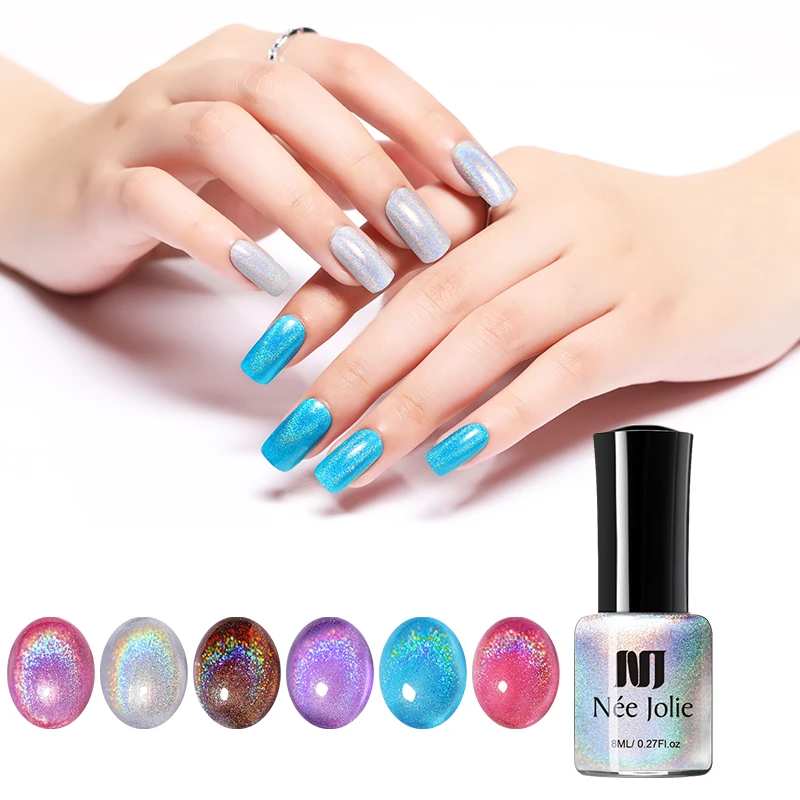 Лак для ногтей с блестящими мерцающими блесками 8 мл|Лак ногтей| |
