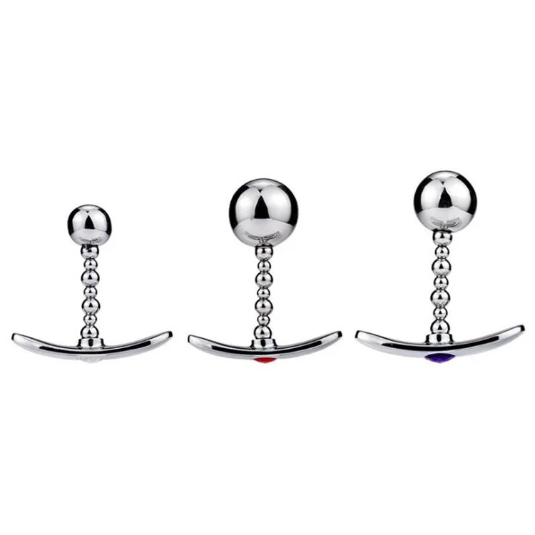 Анальный расширитель из нержавеющей стали металлический анальный с якорем