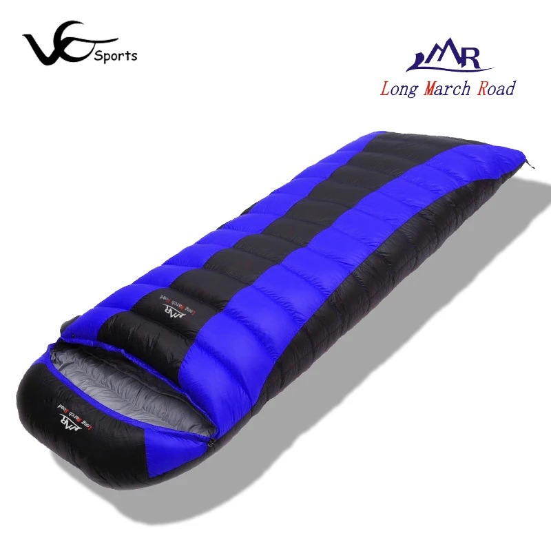 Сверхлегкий пуховой спальный мешок LMR зимние водонепроницаемые мешки для сна 0