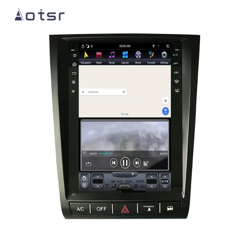 AOTSR чистый Android 9,0 Tesla стиль PX6 wifi Автомобильный gps навигатор для Lexus GS GS300 GS460 GS450 GS350 мультимедийный плеер SWC