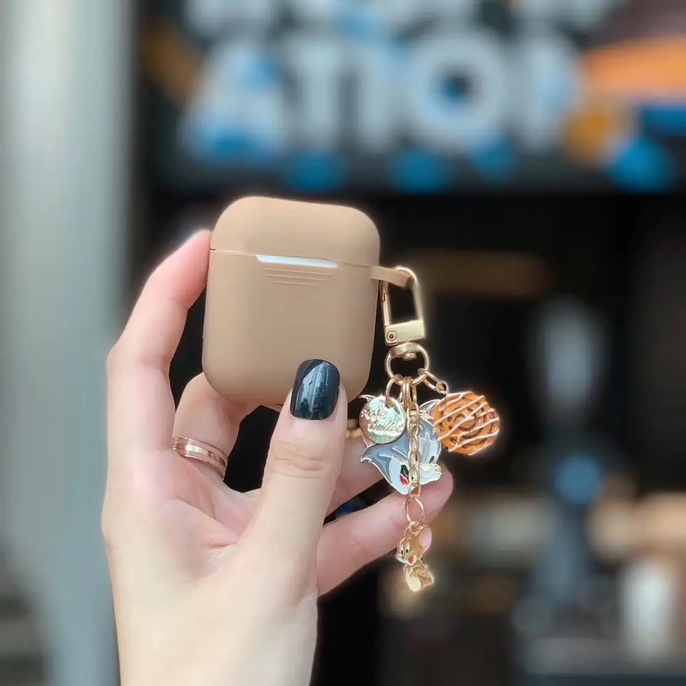 GOOYIYO-милый чехол с аниме-собакой для Airpods 1 2 зарядная коробка наушников мультяшный