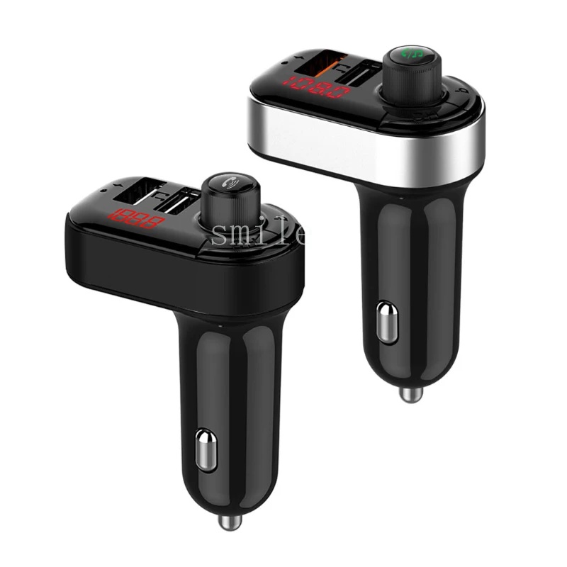 Автомобильный FM-передатчик Bluetooth 5 0 беспроводной аудиоприемник громкой связи