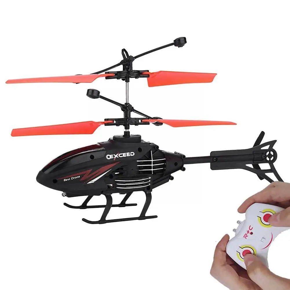 Радиоуправляемый вертолет инфракрасный индукционный Дрон с дистанционным