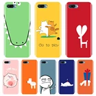 Чехол-накладка для Huawei Honor 7, 8, 9, 10 Lite, 8X MAX, 10, 9, 8, 7S, 7X, 7A, 7C Pro, силикон