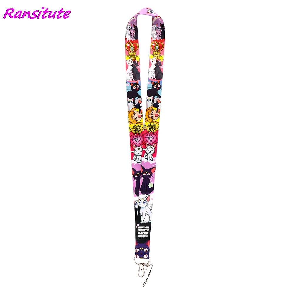 Ransitute R1869 для девочки и с изображением кота из мультфильма Стиль любителей аниме