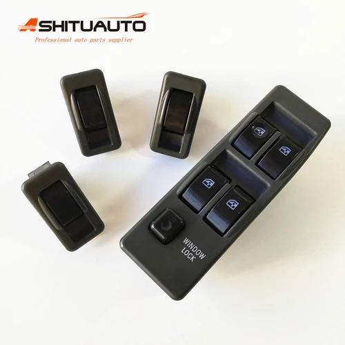 AshituAuto переключатель управления стеклоподъемником переключатель стеклоподъемника автомобиля передний левый правый задний для MITSUBISHI PAJERO MR753373 MR731813 - Цвет: 1SET