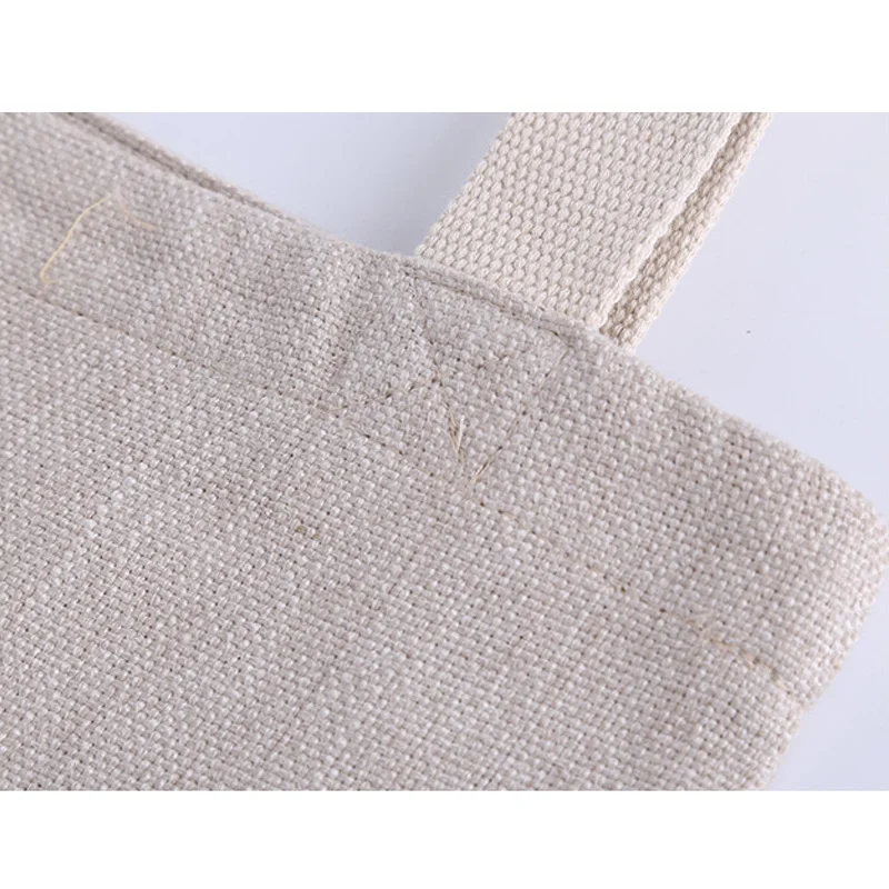 Натуральная льняная ткань дневная Большая складная сумка для покупок сумки из