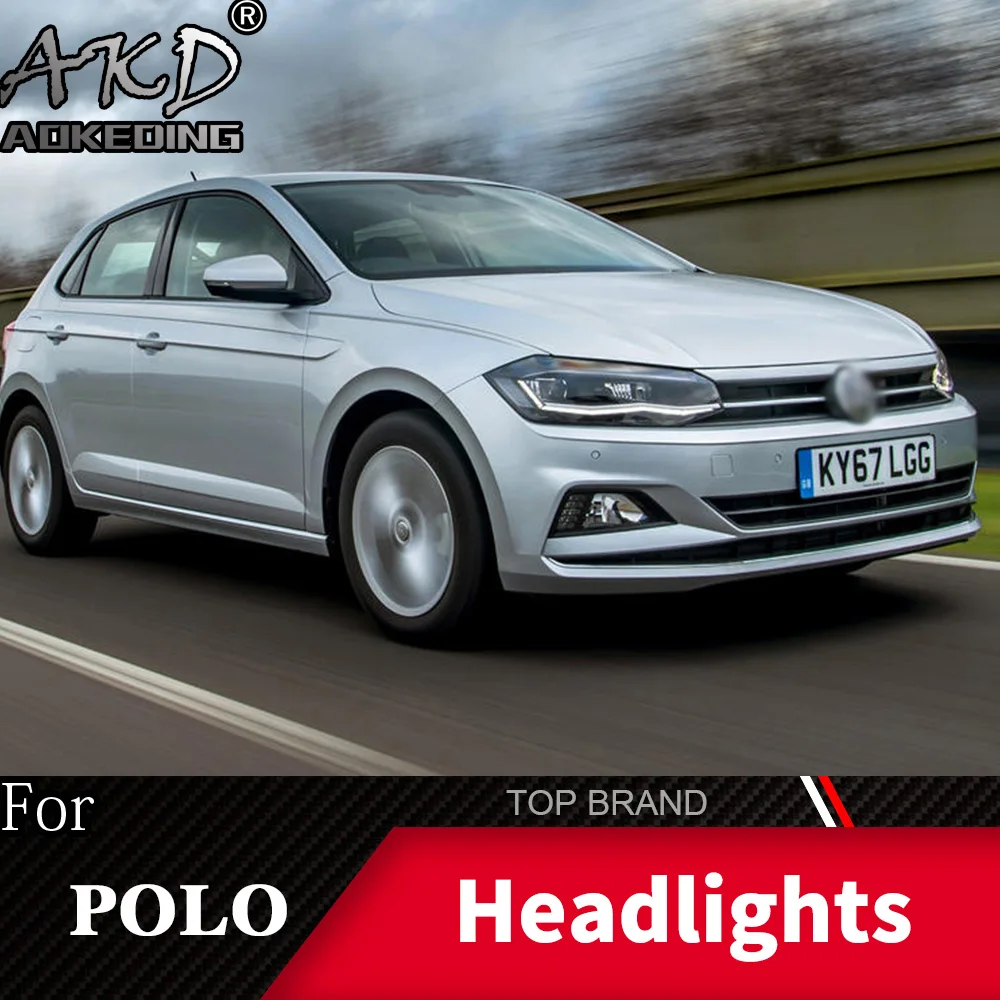 Фара для автомобиля VW new POLO 2019-2020 фары Противотуманные Дневные ходовые огни DRL H7
