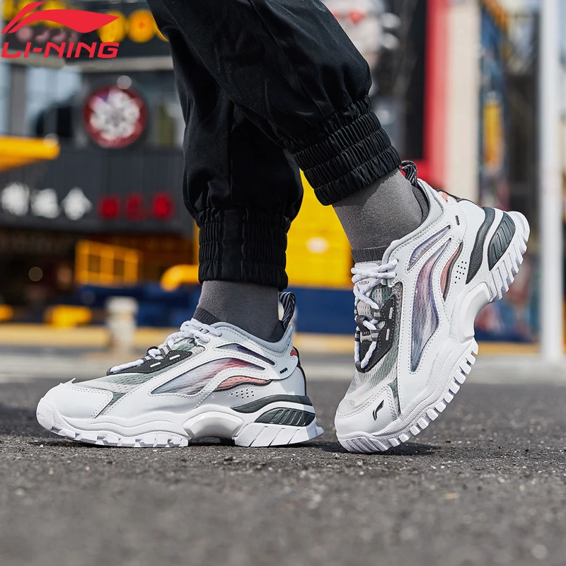 Li-Ning/Женская обувь AURORA WINDWALKER, стиль жизни, Ретро стиль, прочная подкладка, спортивная обувь для фитнеса, удобные кроссовки AGLP108 YXB318