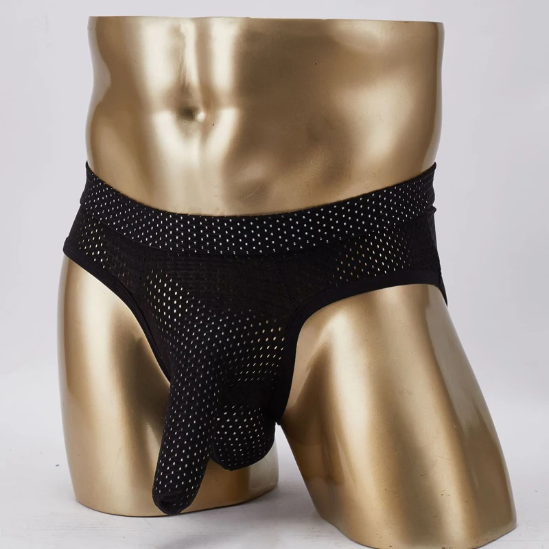 Мужские трусы пистолеты и пули сексуальные дышащие Слон из сетчатой ткани с
