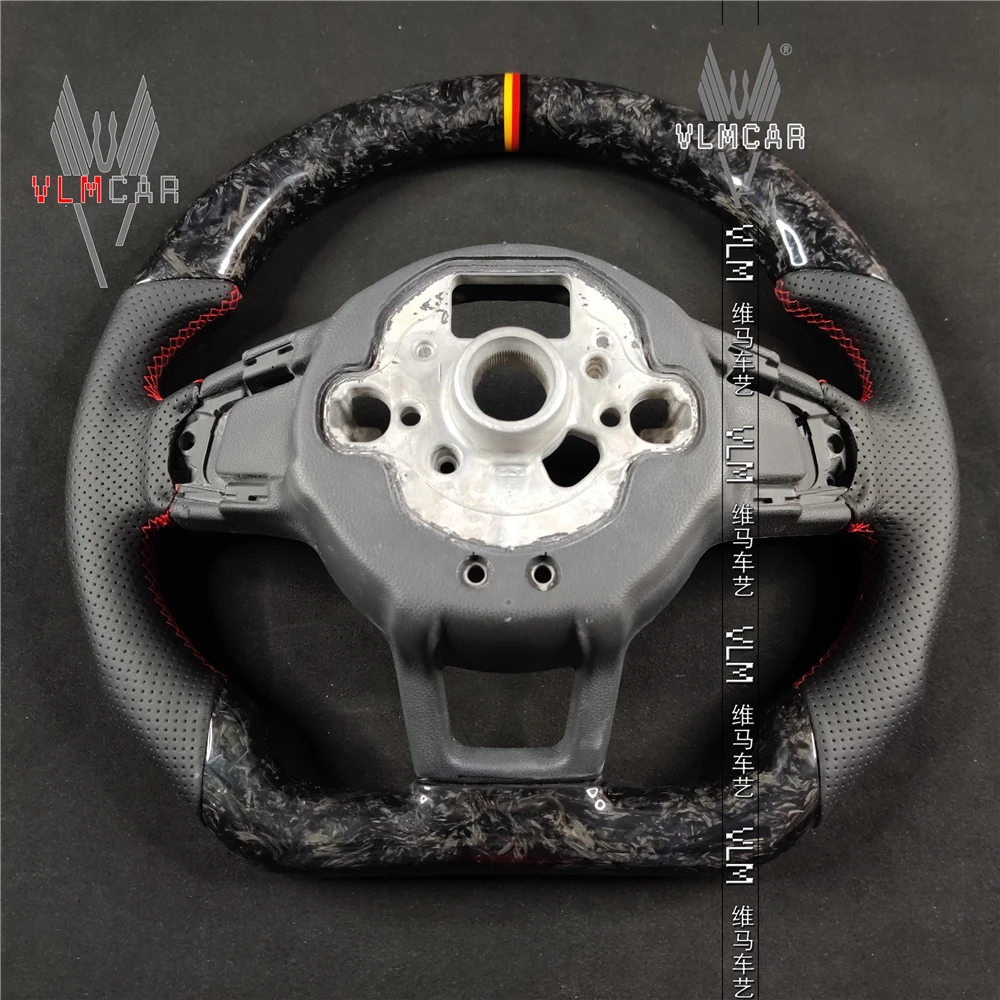 Индивидуальное индивидуальное рулевое колесо из углеродного волокна для VW Golf MK7