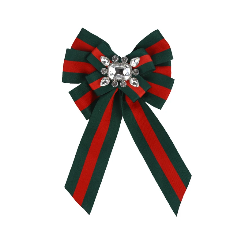 22 Модные галстуки на шею, корсаж, брошь, бант, галстук, ткань, лента, брошь, воротник, пчела, бант, брошь на булавке для женщин, платья, украшения для футболки - Окраска металла: 22