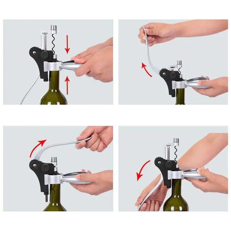 5 шт. открывалка для бутылок с кроликом набор штопор открывалок вина ножом фольги
