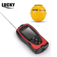 lucky wireless sonar fish finder alarm sensor water depth fish size with color lcd display pesca deeper fish finder fishing lure
