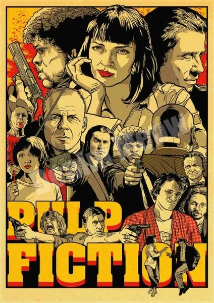 

Постер классического фильма «драковый клуб»/«Криминальная литература»/«Убить Билла», винтажный металлический жестяной фотоальбом для гос...