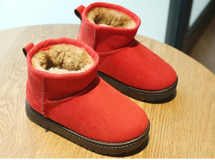 Детская зимняя обувь COZULMA теплые детские сапоги с Плюшевым Мехом для мальчиков и