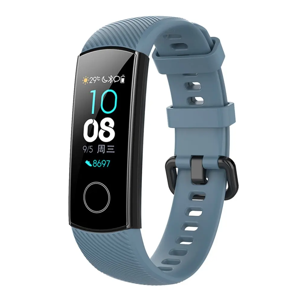 Силиконовый ремешок на запястье для Huawei Honor Band 5 стандартных смарт браслет