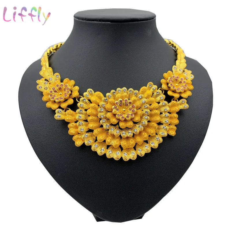 Набор ювелирных изделий в африканском стиле модное большое ожерелье серьги