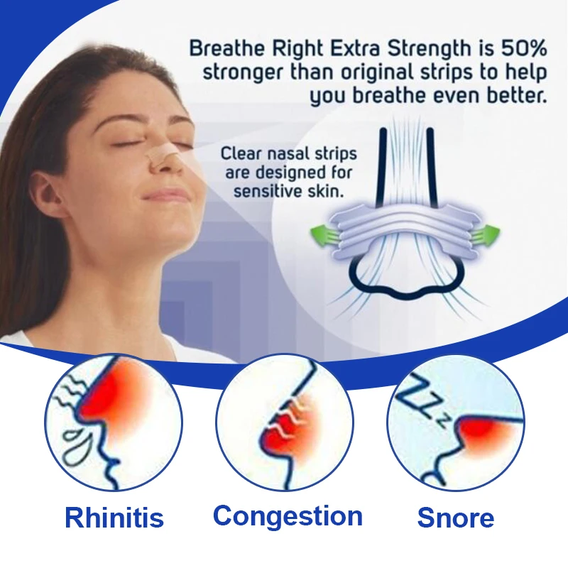 12 шт. дыхание носовые полоски для носа лечения ринитов наклейки анти пластыри