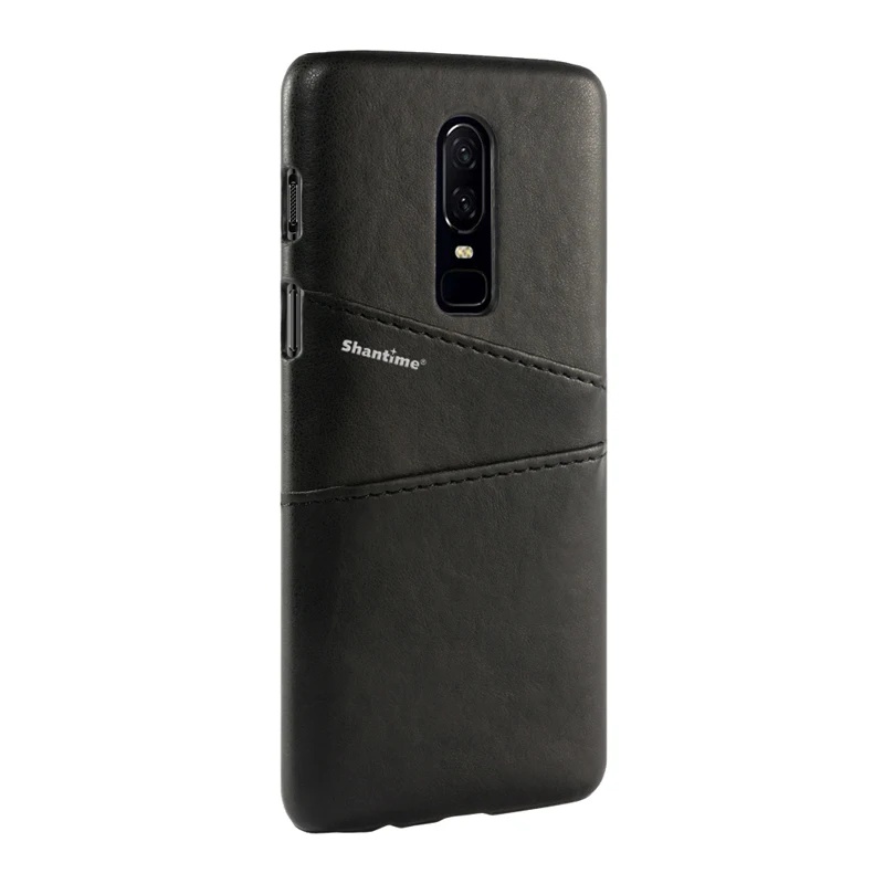 Обложка на заднюю панель из искусственной кожи для Oneplus 6, чехол-кошелек для Oneplus 2, деловой чехол для Oneplus 6 T, отделение для карт, чехол для телефона