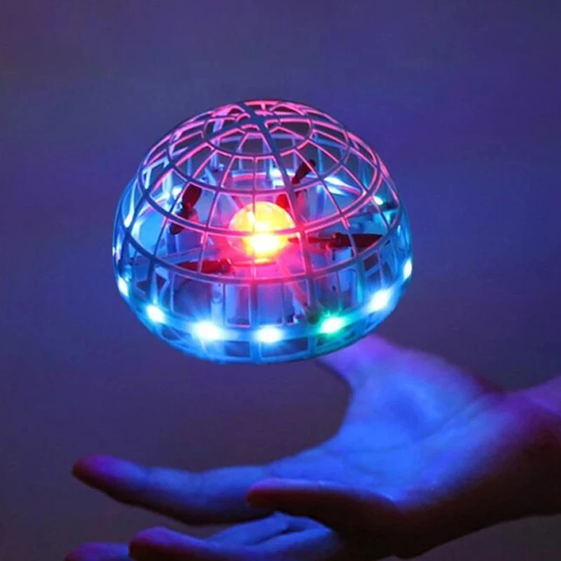 

Flying Ball Fly orb UFO Boomerang Soaring Spinner Ball Toy Mini Drone LED Hand Gesture Control Gift Toys for Kid Adult