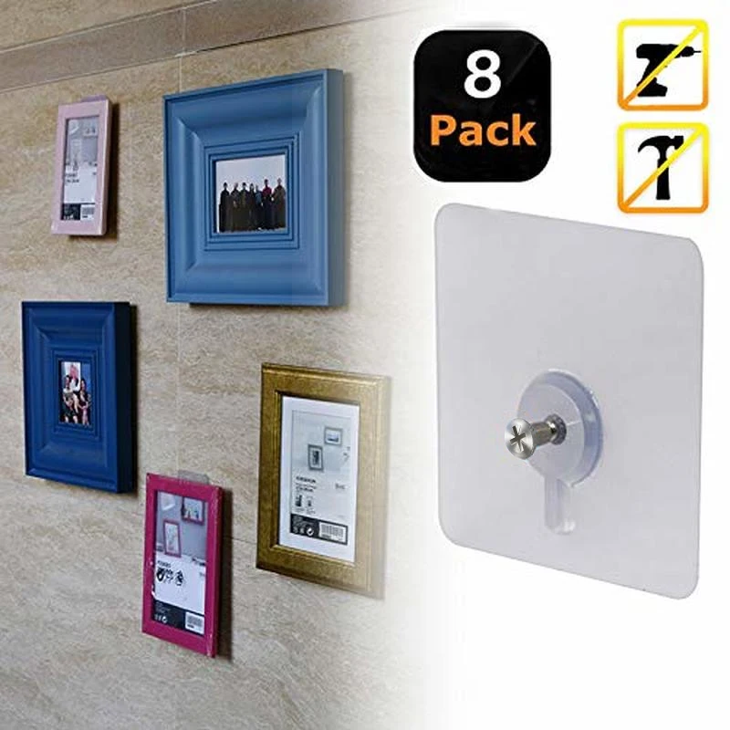 8 шт. Настенная картина крестиком самоклеящееся отверстие для ногтей не