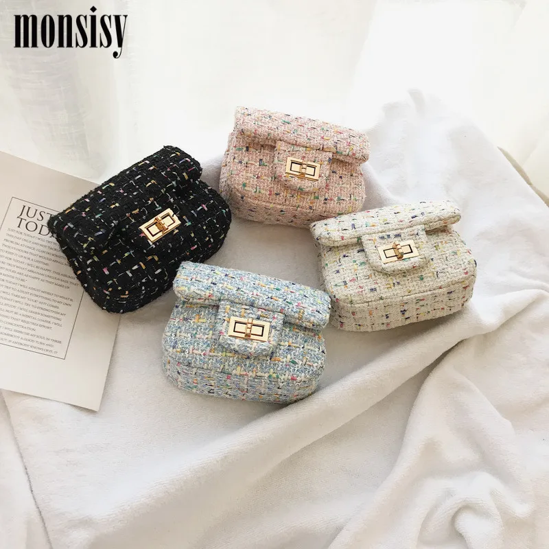 Monsisy зимний Роскошный кошелек для монет и сумочка девочек Сумка через плечо