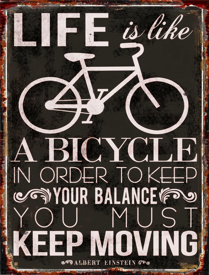 

Bike Signs Teen Room Decoration Metal Plate Home Decor Bicycle Accessories Movie Poster Vintage Retro Wall Stickers Garden