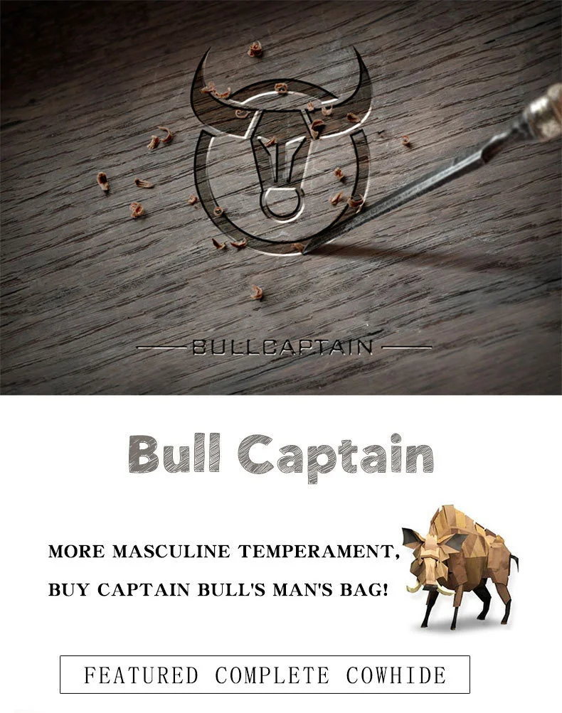 BULLCAPTAIN натуральная кожа, мужская сумка-мессенджер, повседневная сумка через плечо, модная мужская сумка, Мужская нагрудная сумка, мужская сумка через плечо