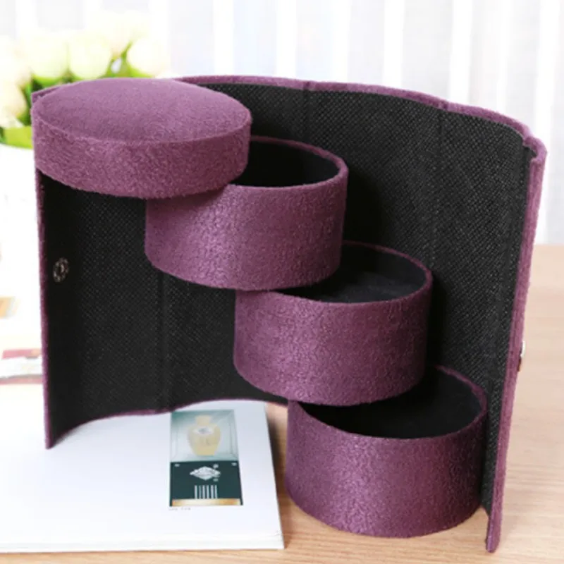 Бытовые сумки для хранения 3 слоя коробка ювелирных изделий аксессуары ожерелья