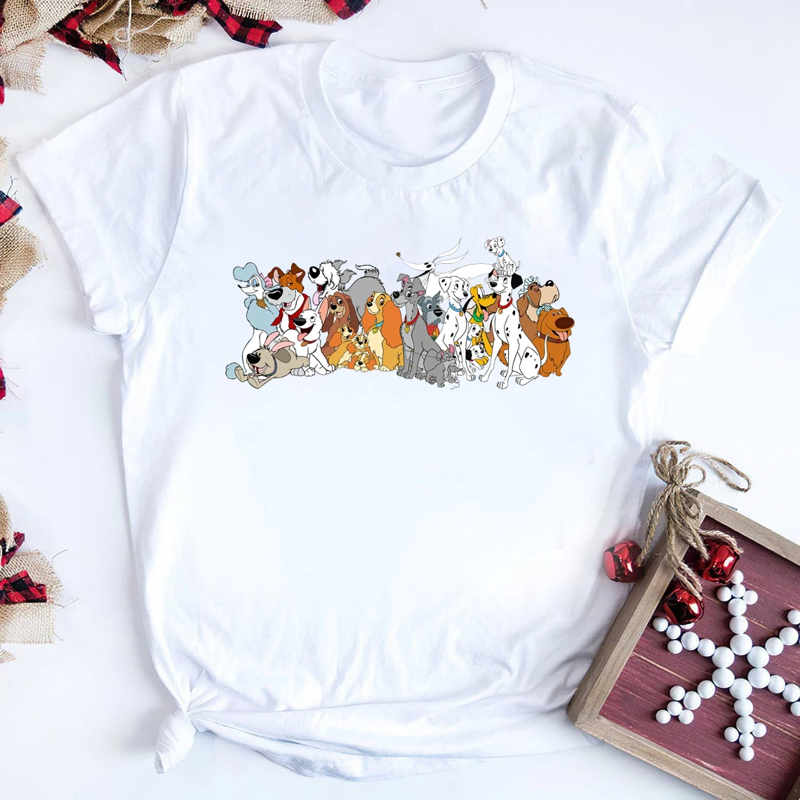 Забавная мультяшная футболка с рисунком собаки гофи болта Бруно бинго футболки