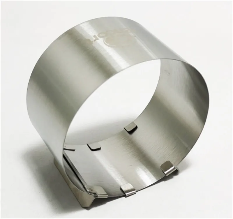 4-дюймовый выдвижной Нержавеющая сталь круг мусс кольцо выпечки набор