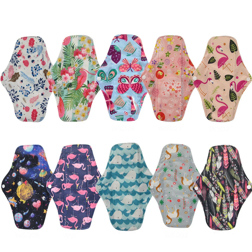 Многоразовые гигиенические прокладки из органической бамбуковой ткани супер