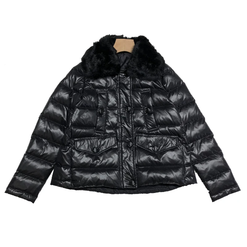 Fitaylor/Новинка Зимняя плотная теплая короткая куртка Женская модная на молнии с