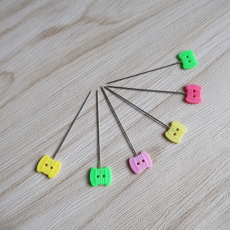 100 шт. пластиковые штифты с плоской головкой|Швейные иглы| |