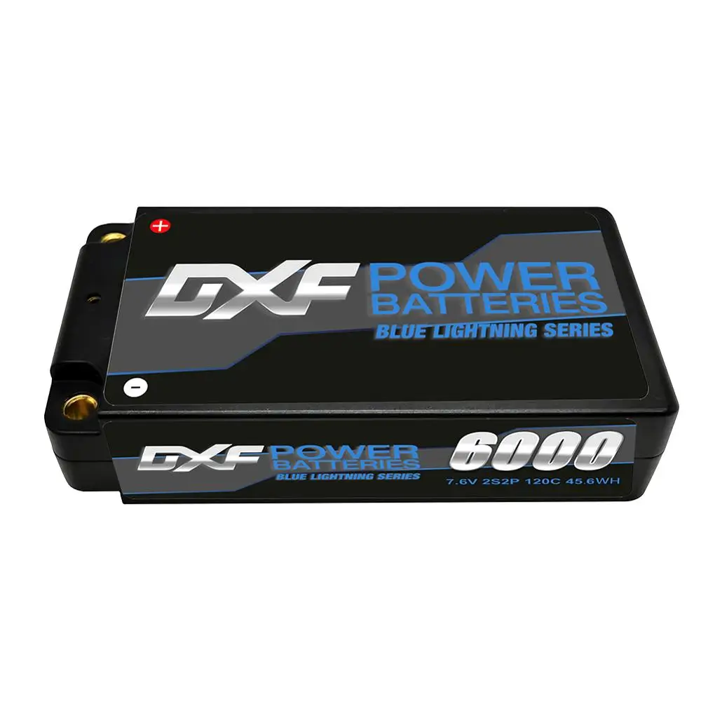dxf lipo батарея 2s шорты 76 v 6000 мач 120c с 4 мм