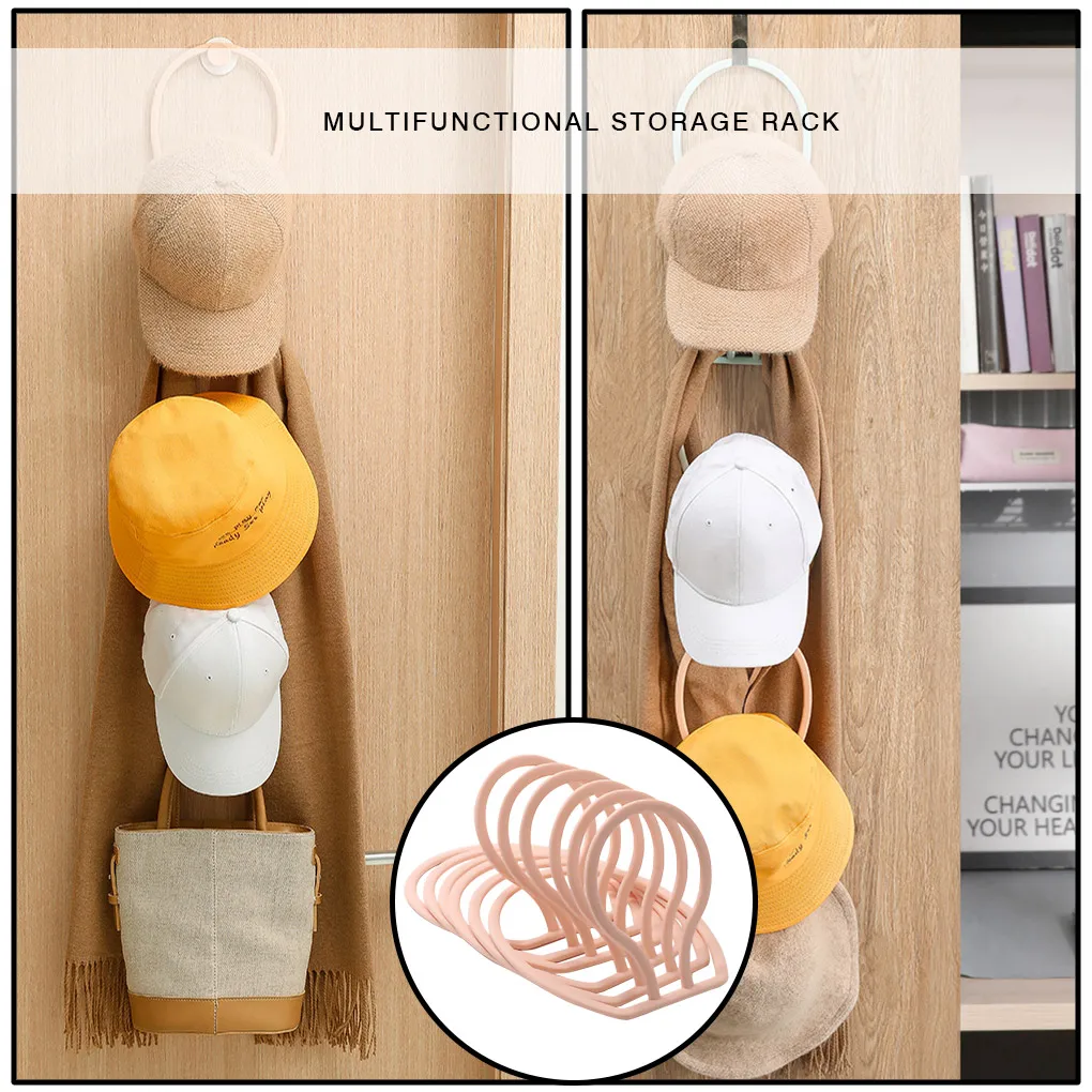Многофункциональная дверная стойка для хранения крышек вешалка сумок шляп